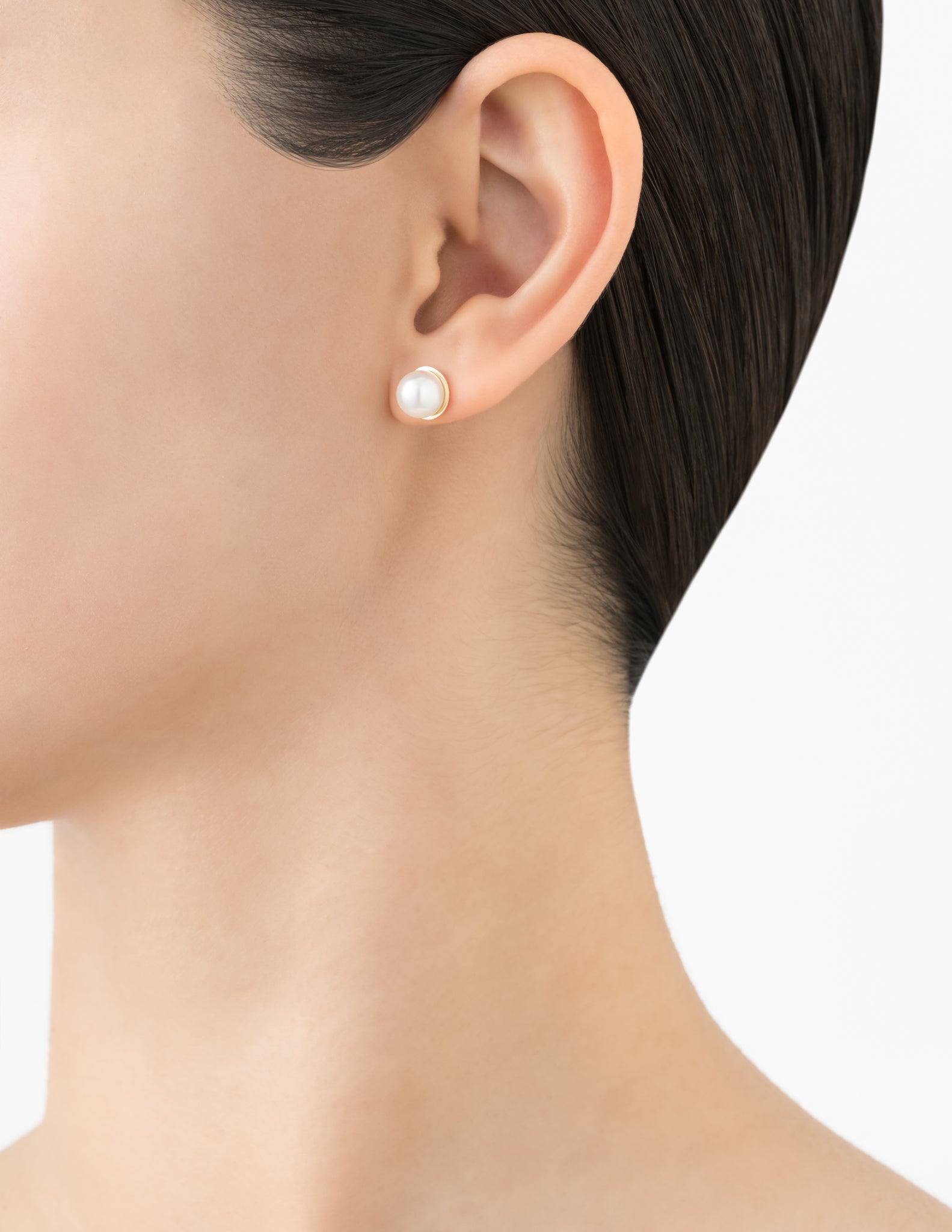 MARIHA(マリハ) Moon Tears スタッドピアス K18 イエローゴールド