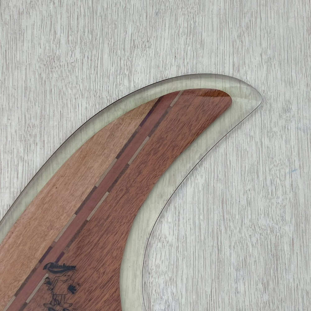 ロングボードフィン Rainbow fin FRINGE 9.5 Wood レインボーフィン