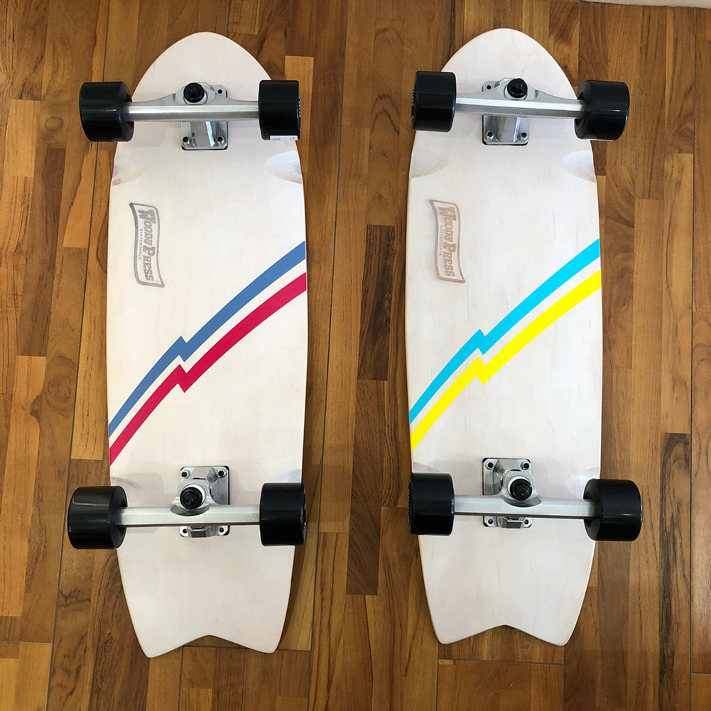 スケートボード コンプリート 30インチ レディースカービング ウッディ