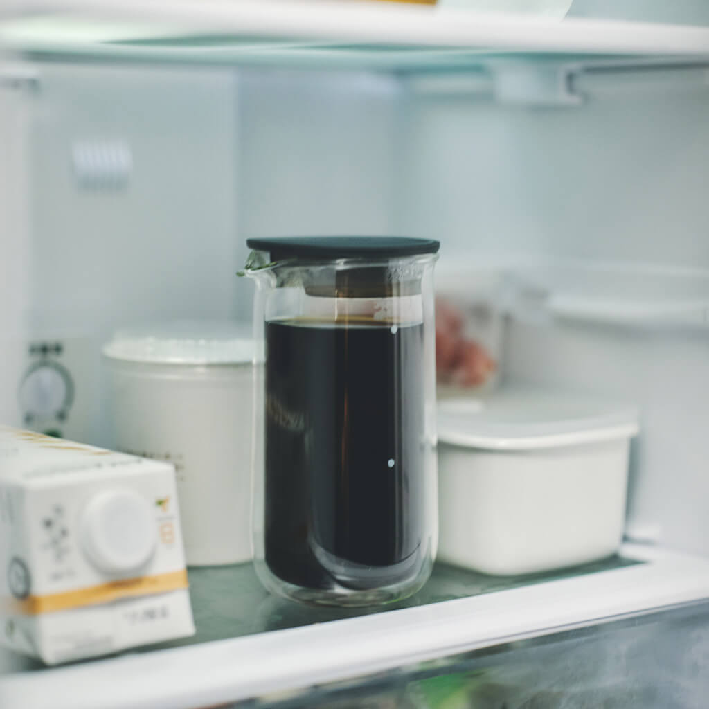 marna】ダブルウォールカラフェ 530mL(ブラック): キッチン｜マーナ