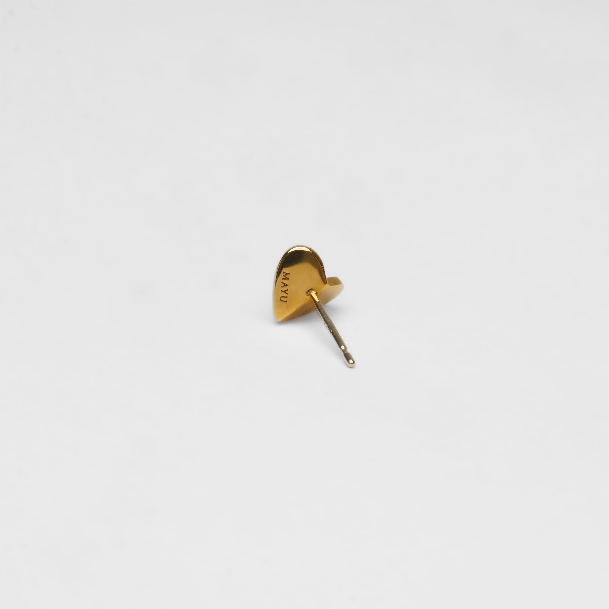 Tiny heart pierce (gold) – MAYU online store