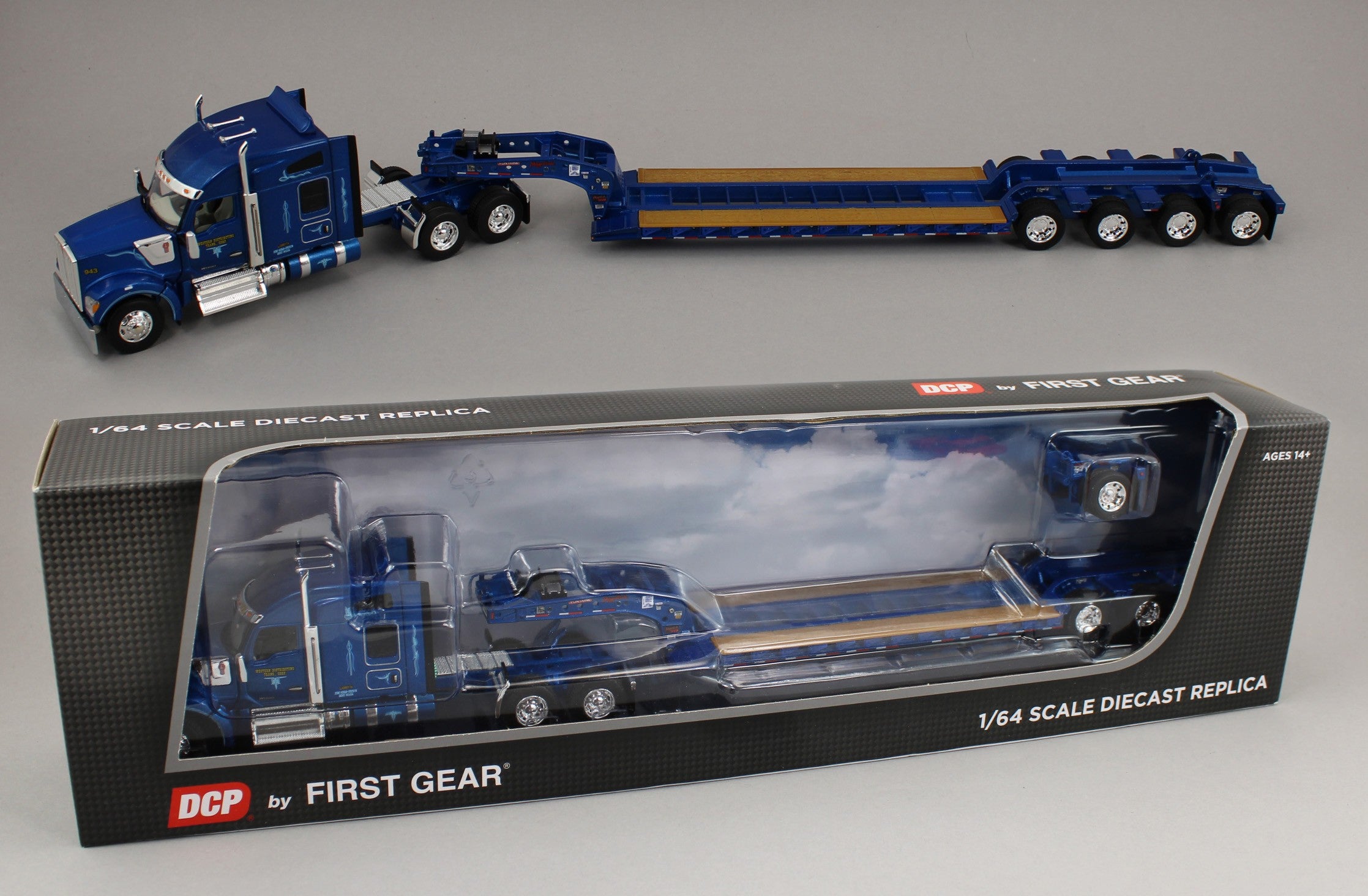 DCP 1:64 *WESTERN DISTRIBUTING* Kenworth W990 Midroof w/Tri-Axle