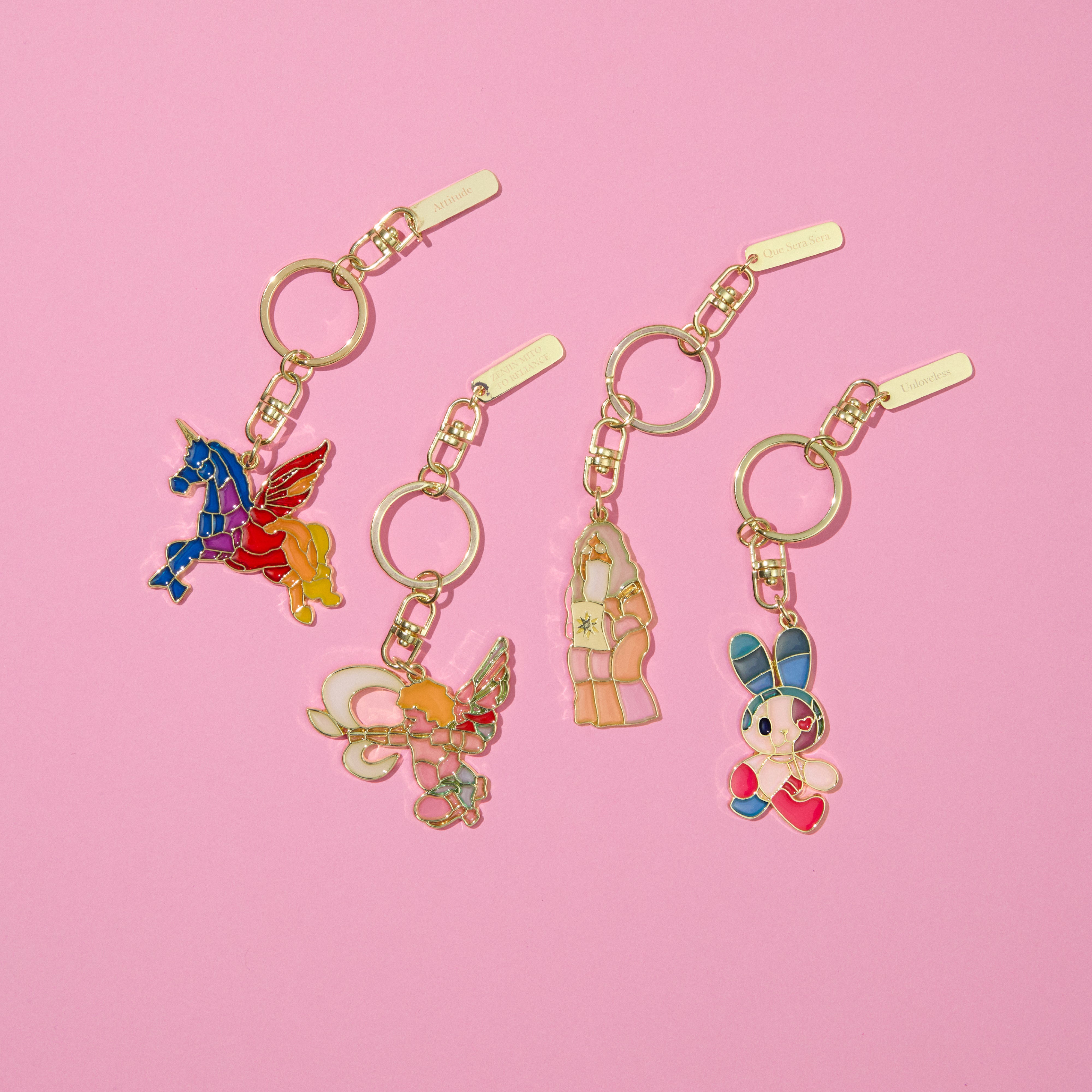 Wonder Museum ステンドグラスキーホルダー(ケセラセラ) – Mrs. GREEN