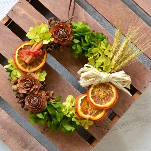 ブルーファンタジアのハーフリース ドライフラワー viento 通販