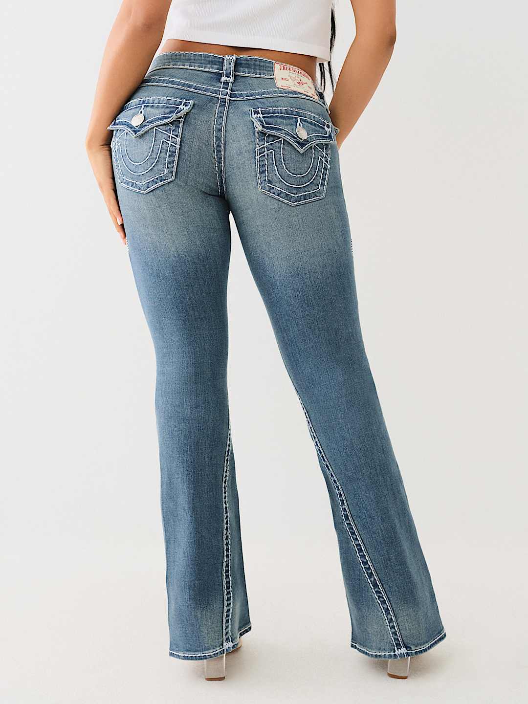JOEY LOW RISE SUPER T FLARE JEAN