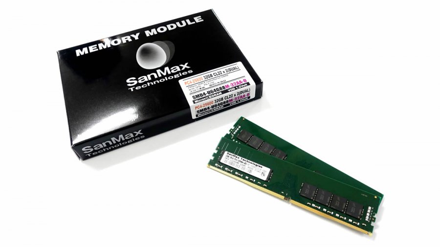 サンマックスの大容量32GBモジュール採用モデルにネイティブDDR4-3200