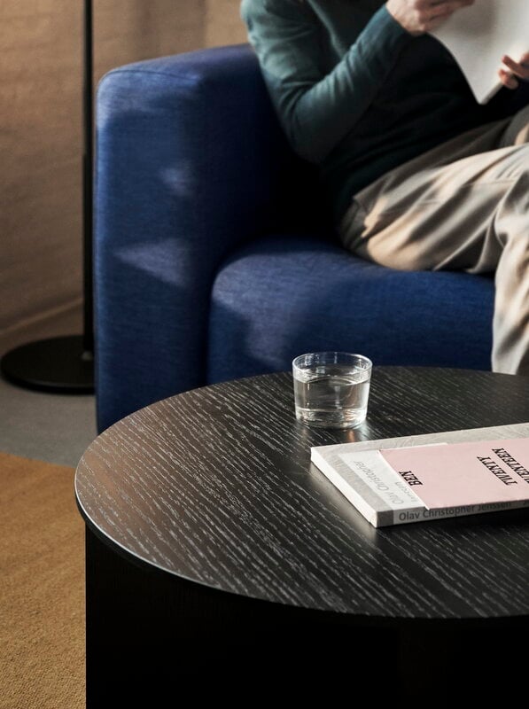 HAY Slit Wood table, 35 cm, high, black | Finnish Design Shop