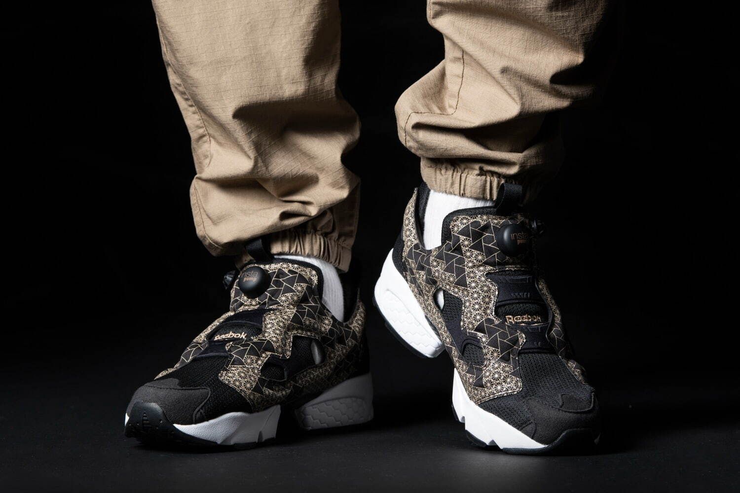 日本限定！ 江戸切子がモチーフのリーボック「インスタポンプ