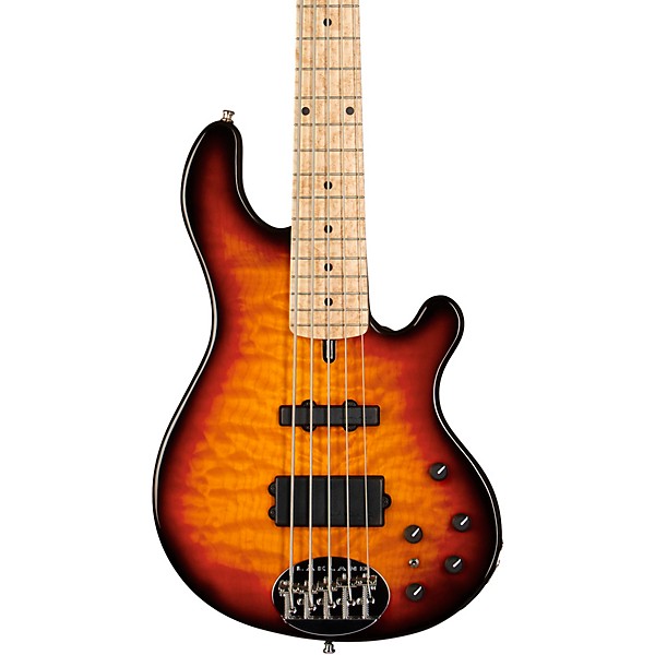 Platinum Lakland Deluxe 55-94 5-String Bass 3-Color Sunburst Maple