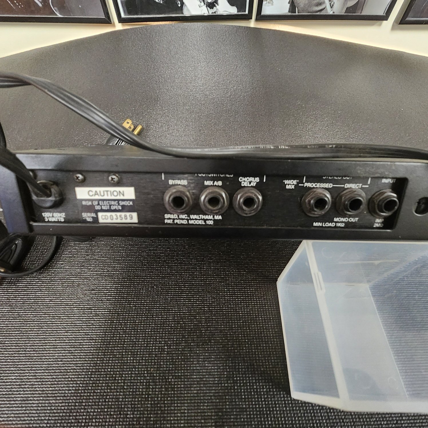 Sholtz Rockman-Sustainor Model 100 and Stereo Chorus 1980s Delay