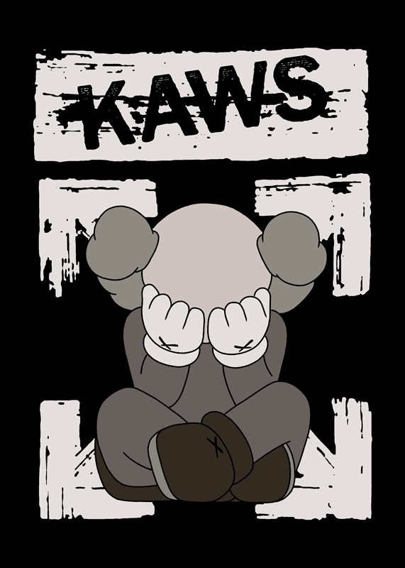 kaws x ofwhite Poster von unbanich | Printler