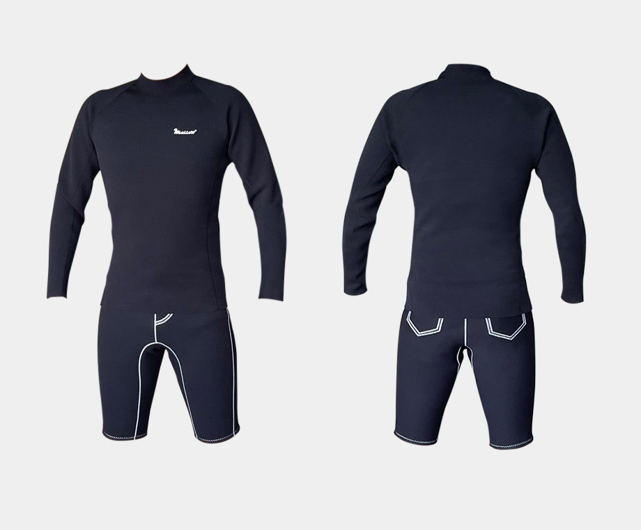 Mellow ウェットスーツ シーガル 青とオレンジ レディースLーB Mellow