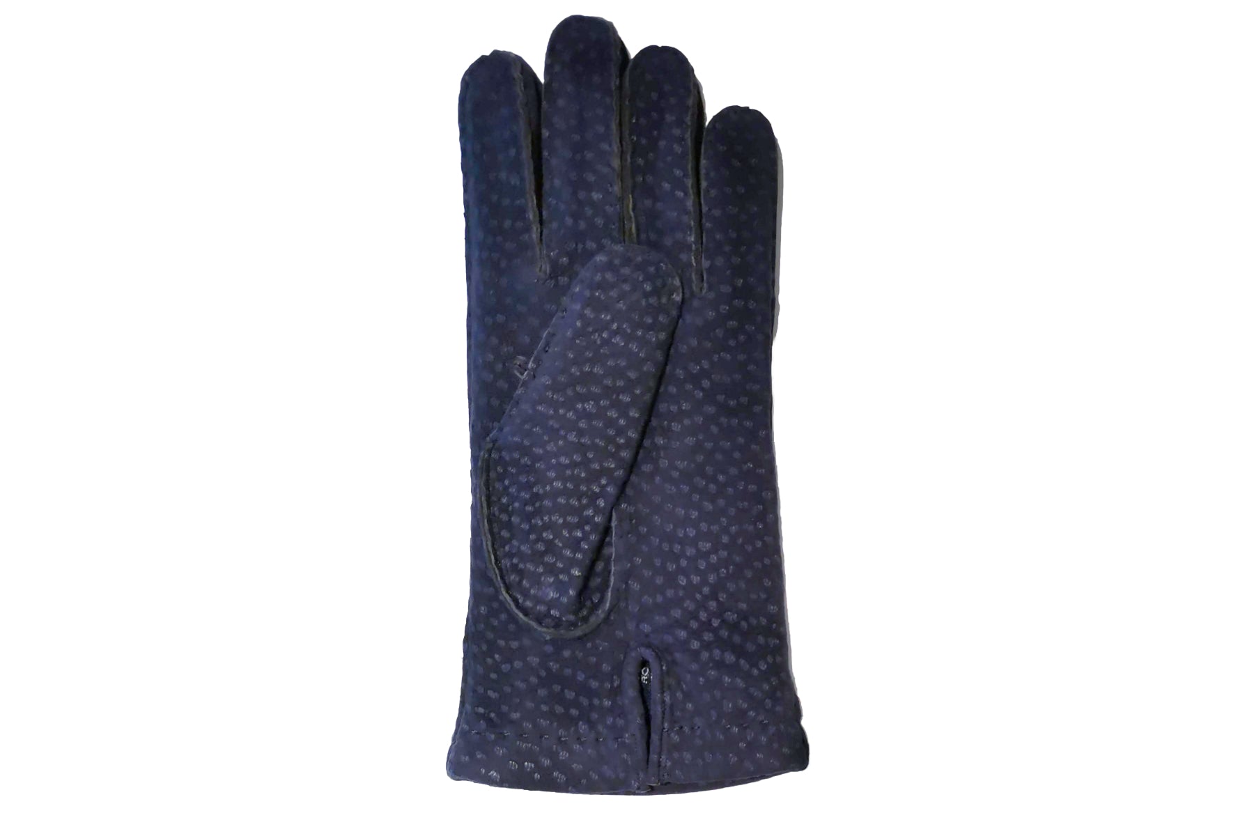 メンズ手袋◇カピバラ◇ブルー/BLUE《アウトステッチ・カシミヤ》 – Merola