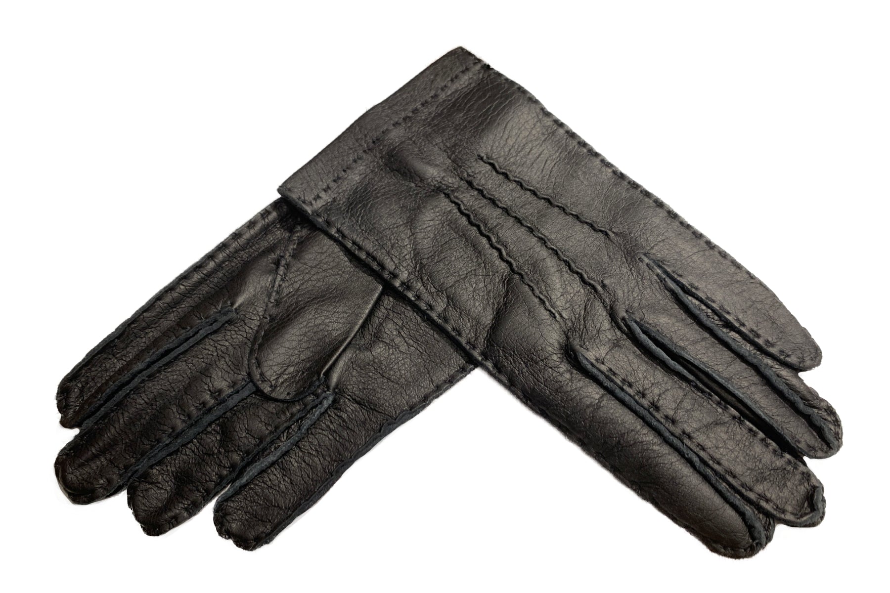メンズ手袋◇ディアスキン◇ブラック/NERO 《ノーライニング》 – Merola