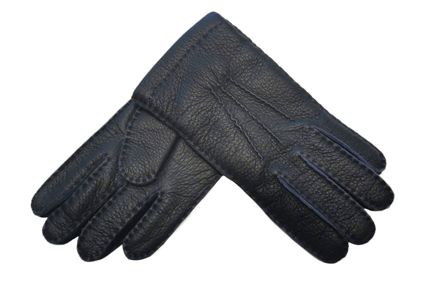 メンズ手袋◇ディアスキン◇ネイビー/BLUE 《カシミヤ》 – Merola