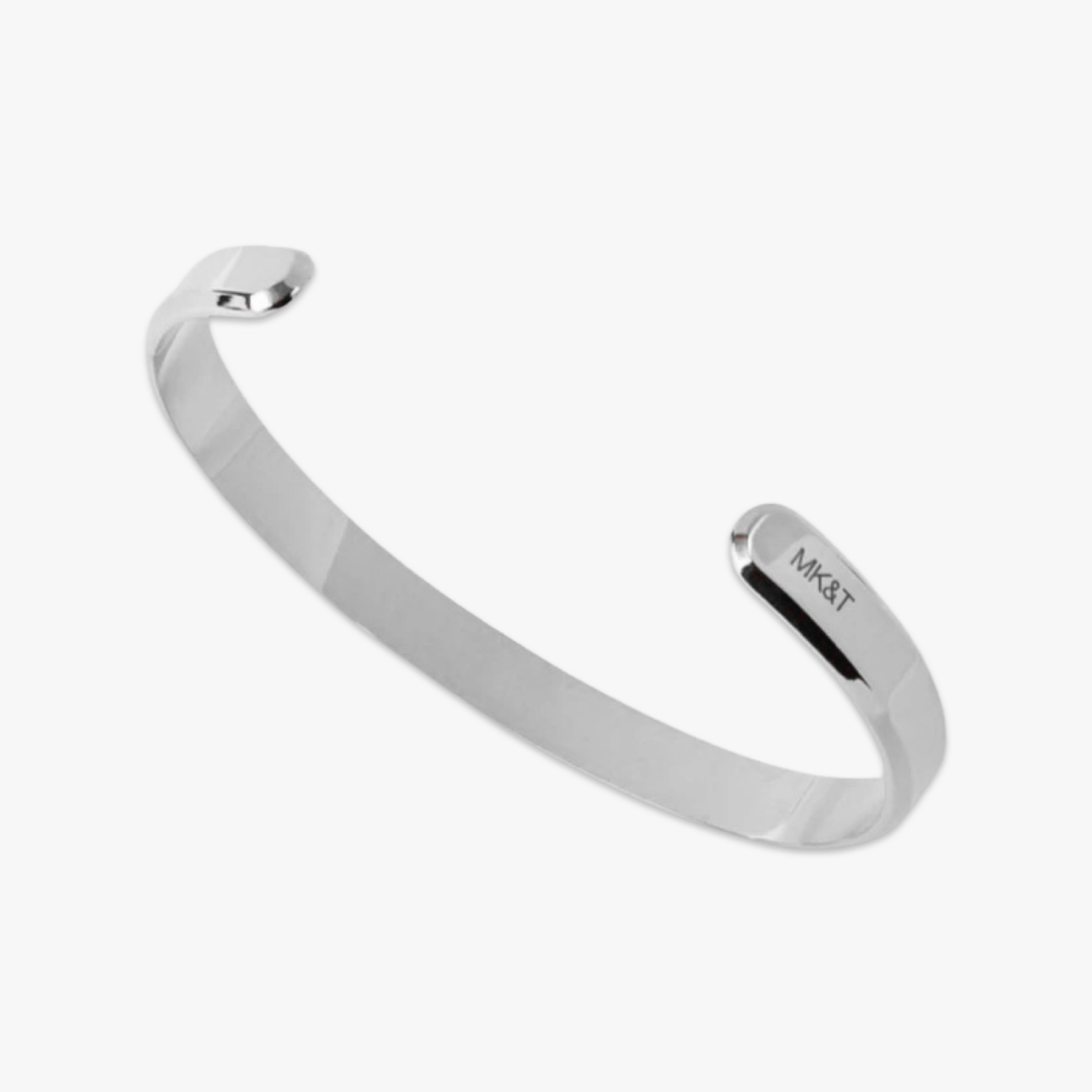 シルバー バングル 566C NARROW Nina&Jules Notted Narrow シルバー