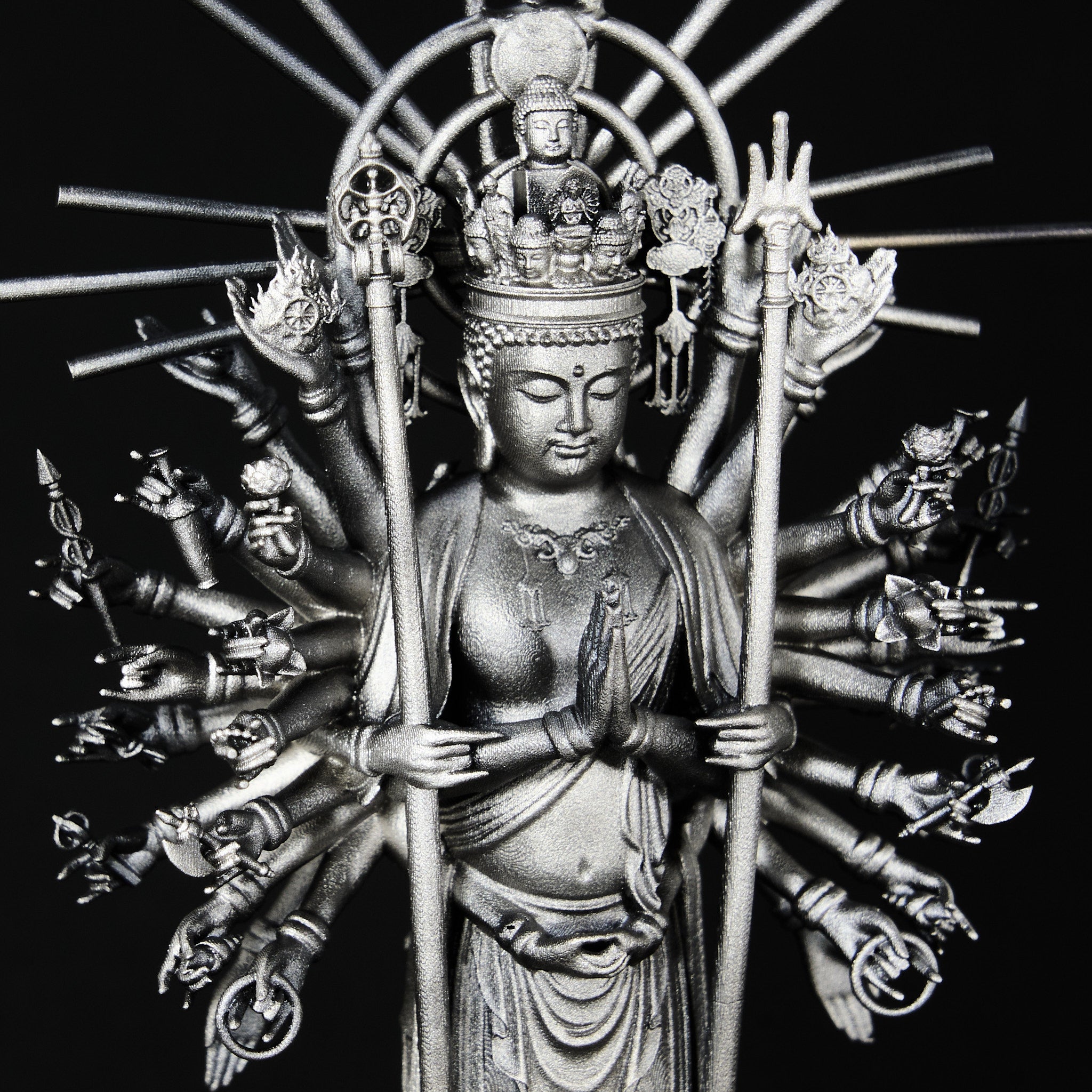 千手観音 仏像 慶派 シルバー – MIDAS TOKYO
