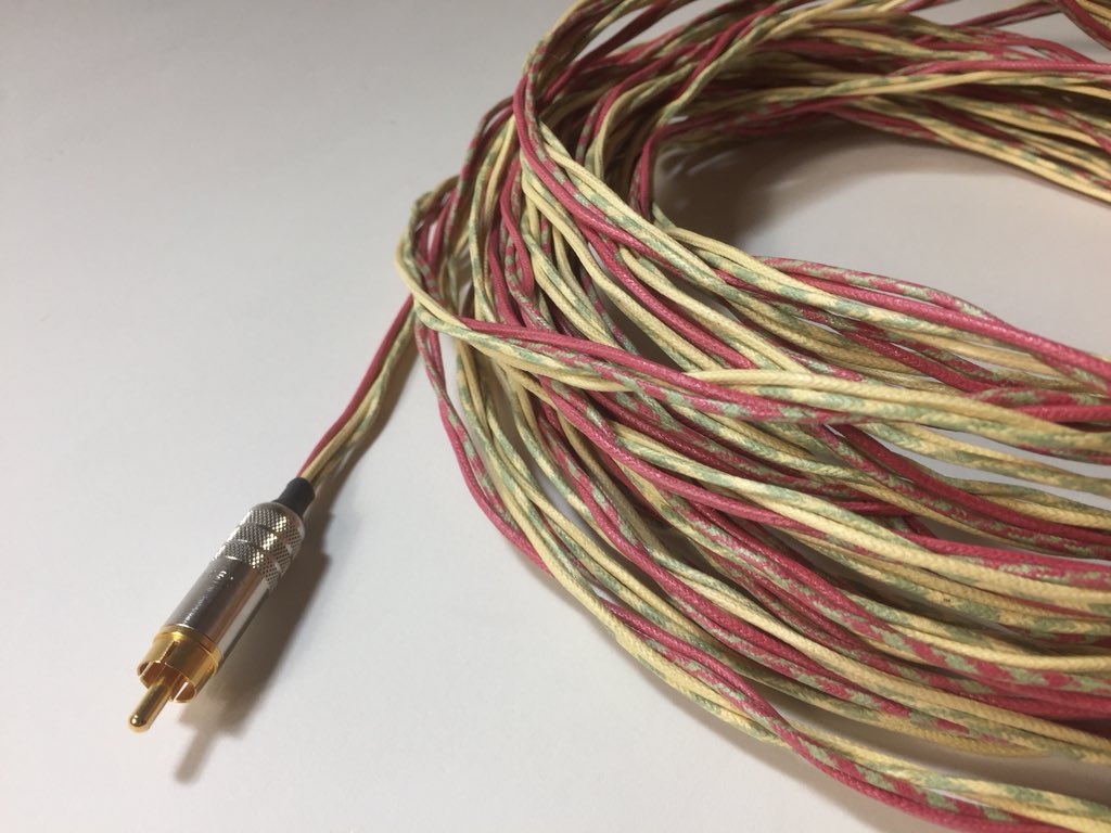RCAケーブル特注完成 | オーディオみじんこ