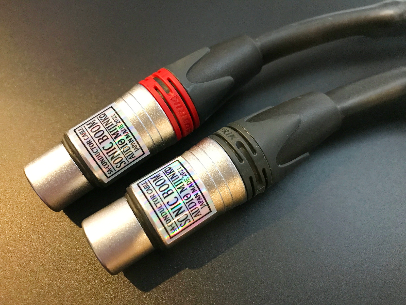 インターコネクトケーブル“SONICBOOM-RCA”“SONICBOOM-XLR”新発売