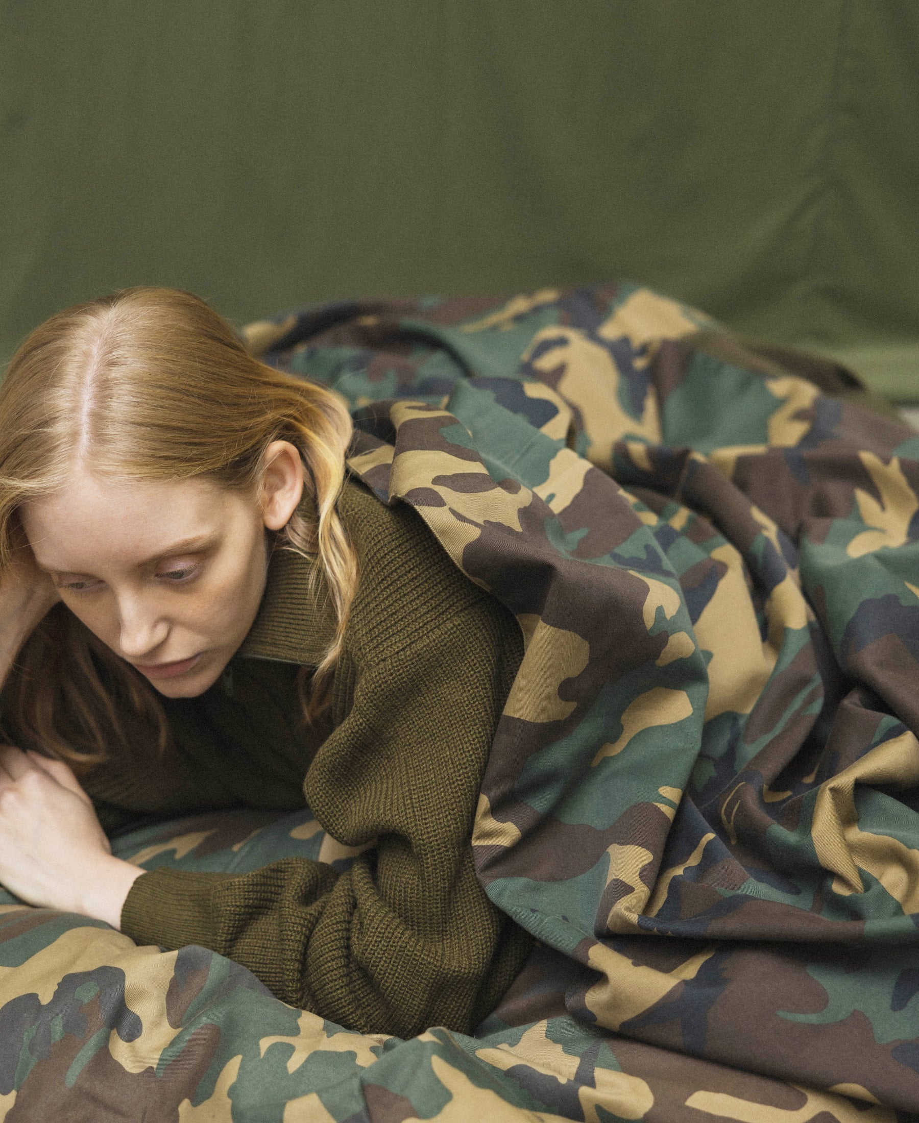 フリース裏地付きカモフラージュブランケット – F. M.C.D. Japan Store