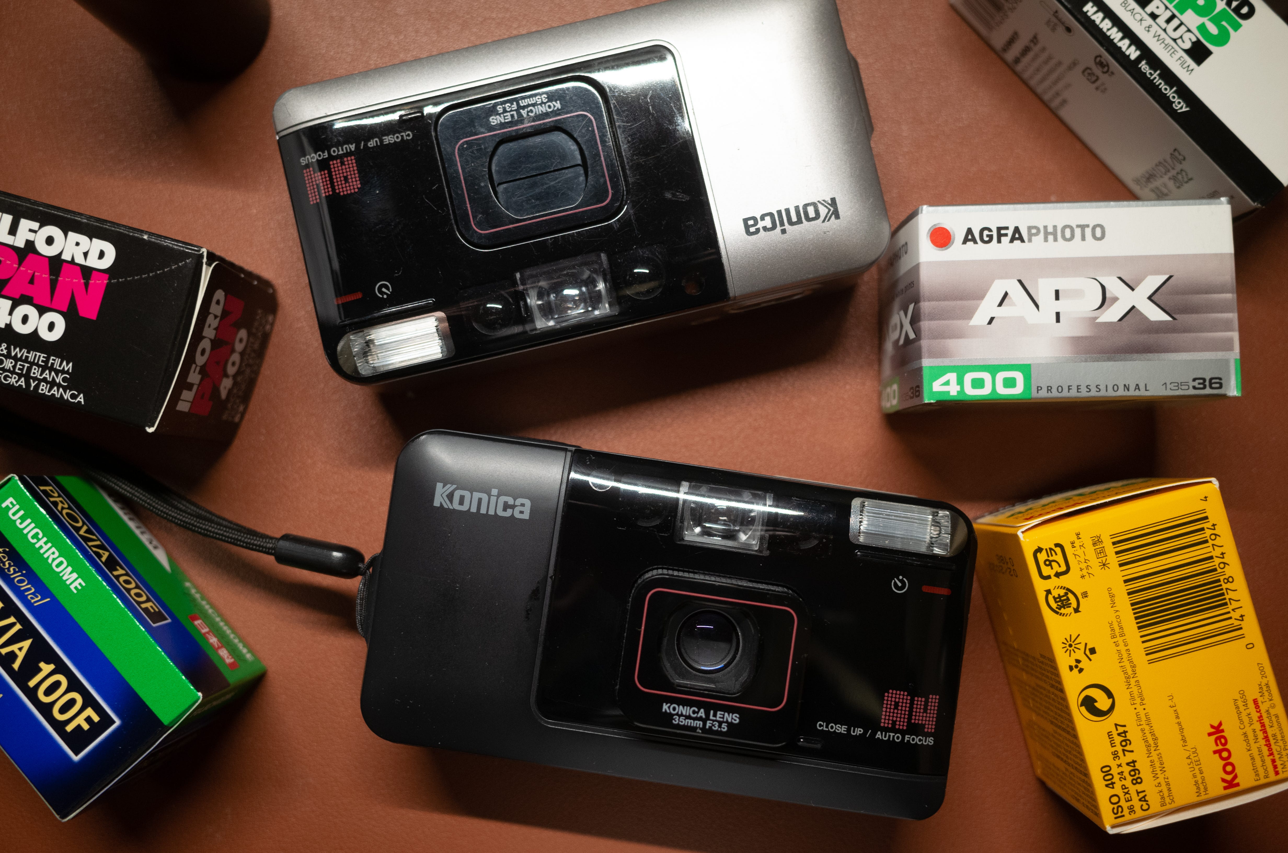 2 Broken Konica Big Mini A4 — Point and shoot cameras at 2022 | by