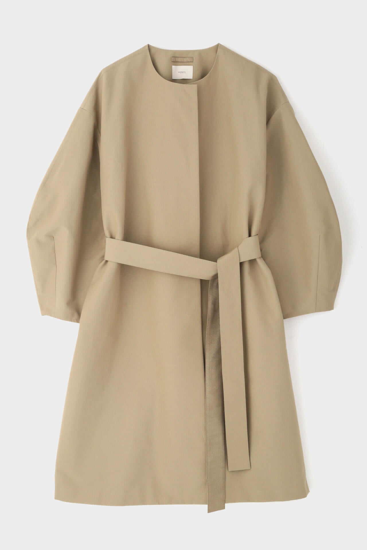 ナイロンコットンクロスノーカラーコート | LE PHIL（ル フィル