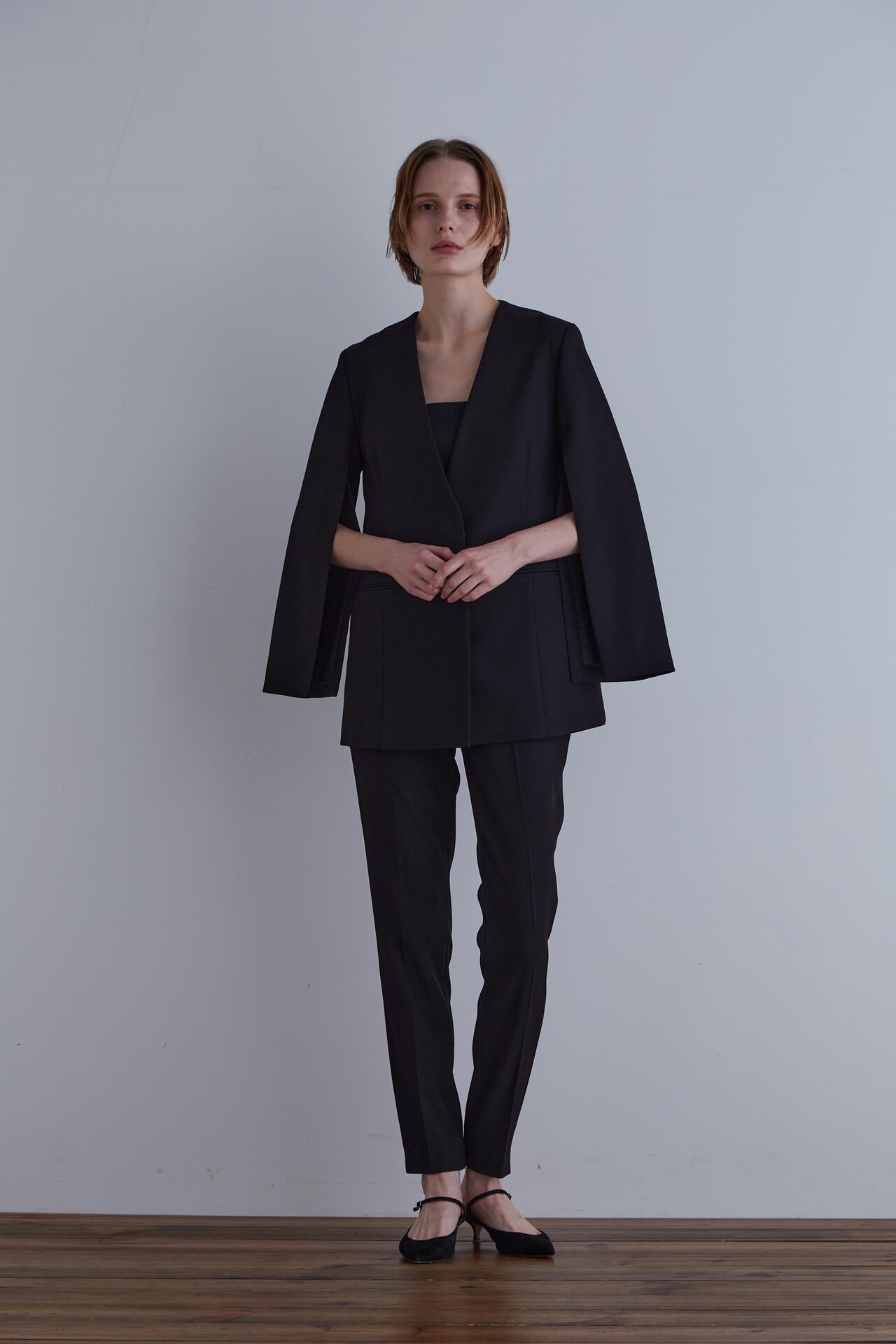 LE PHIL ルフィル コーデュラナイロンツイルケープジャケット LE PHIL