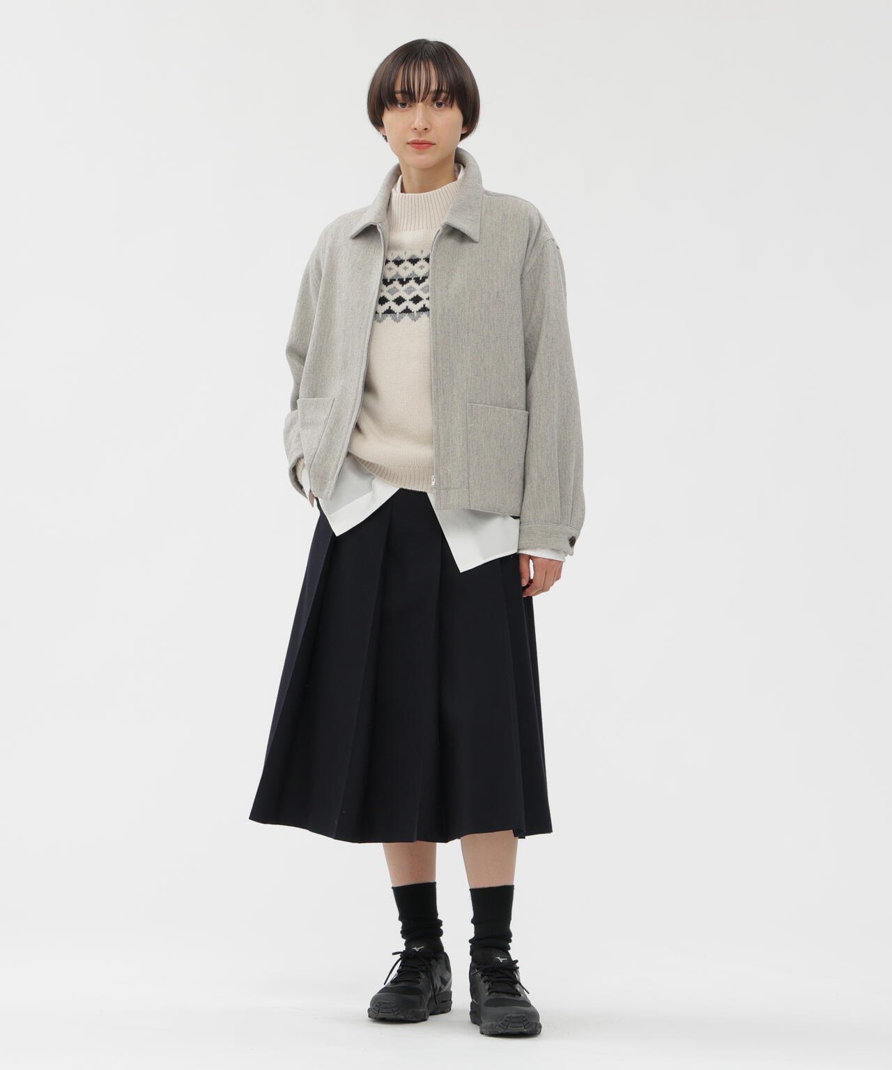 FLANNEL WOOL SKIRT | MARGARET HOWELL（マーガレット・ハウエル