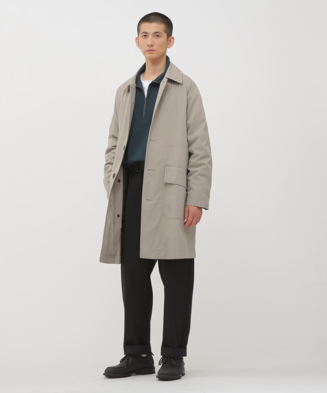 WASHED CHINO COTTON TROUSERS | MARGARET HOWELL（マーガレット