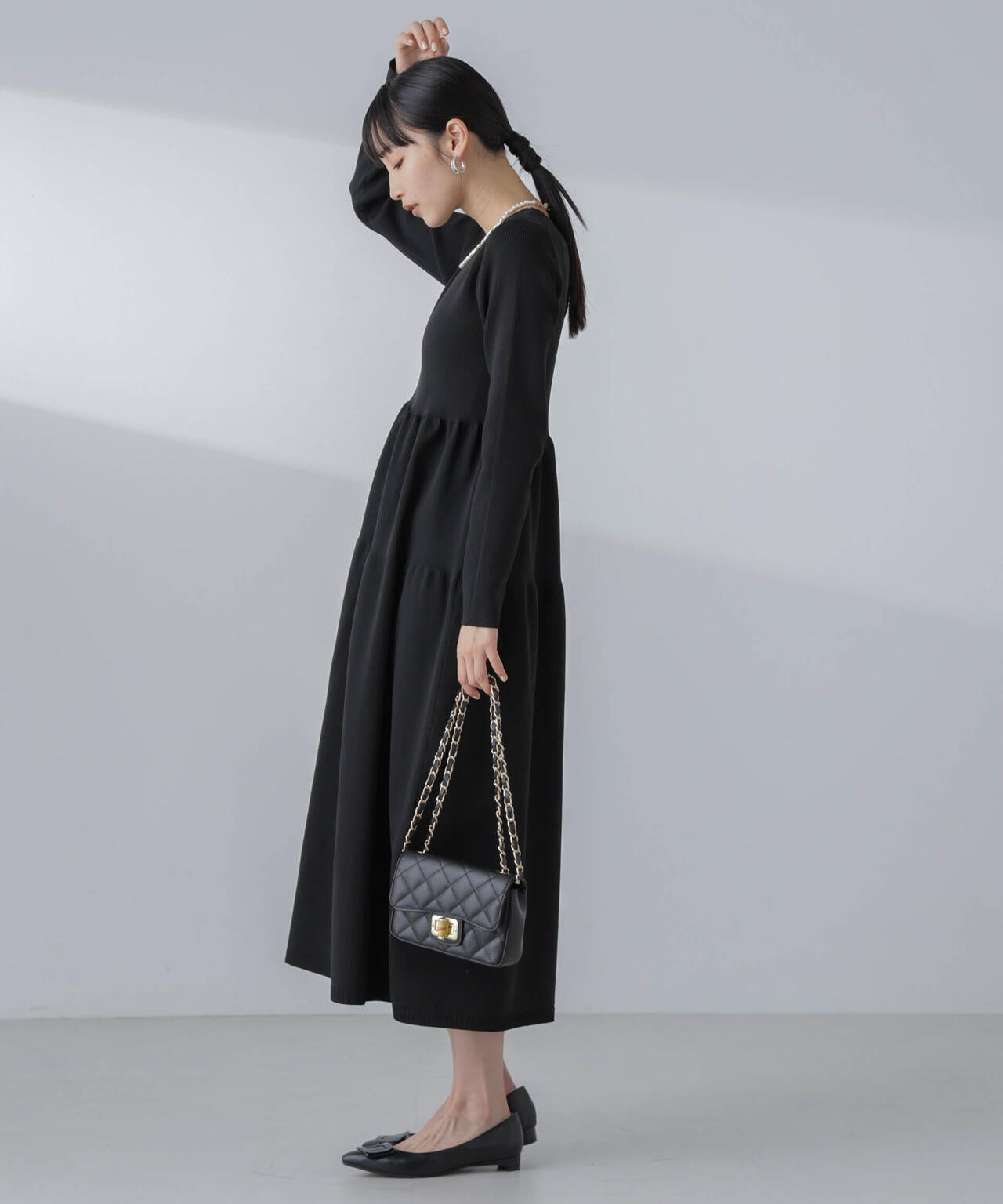 ティアードニットワンピース(セットアップ可) | NANO universe（ナノ