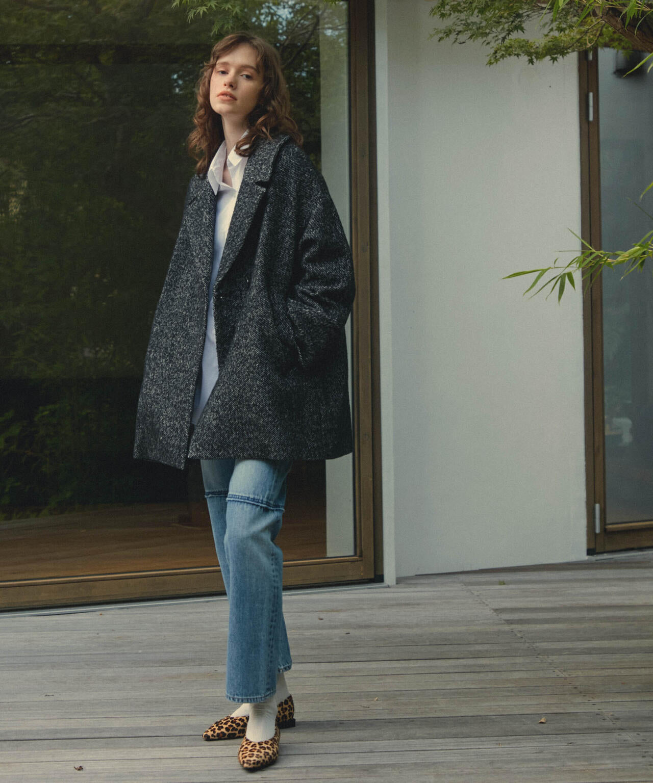 オーバーサイズツイードコート | NANO universe（ナノ・ユニバース