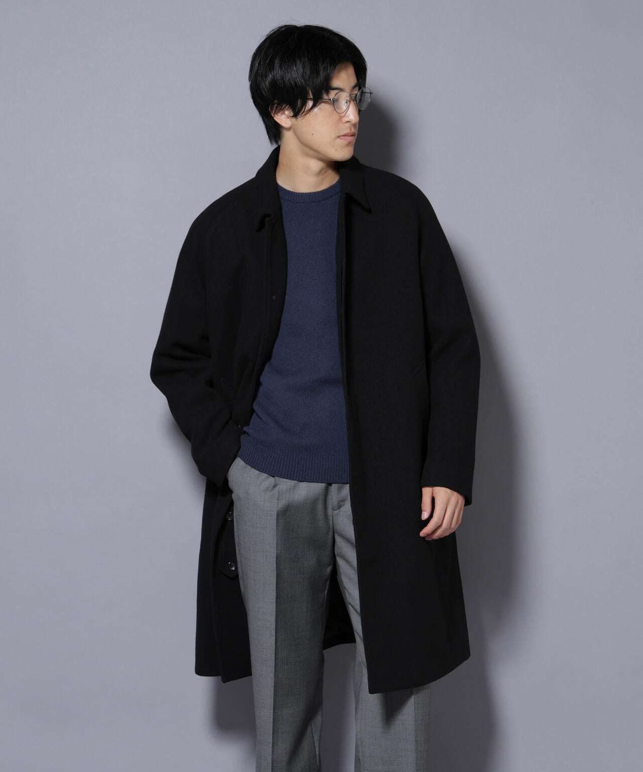 テックメルトンステンカラーコート | NANO universe（ナノ・ユニバース