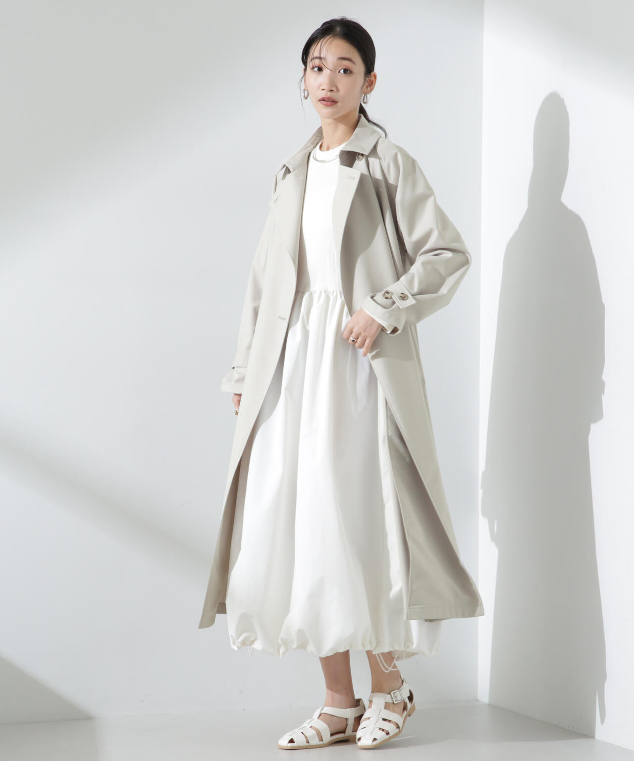 人気シリーズ！春の機能性アウター】撥水＆花粉ガード トレンチコート