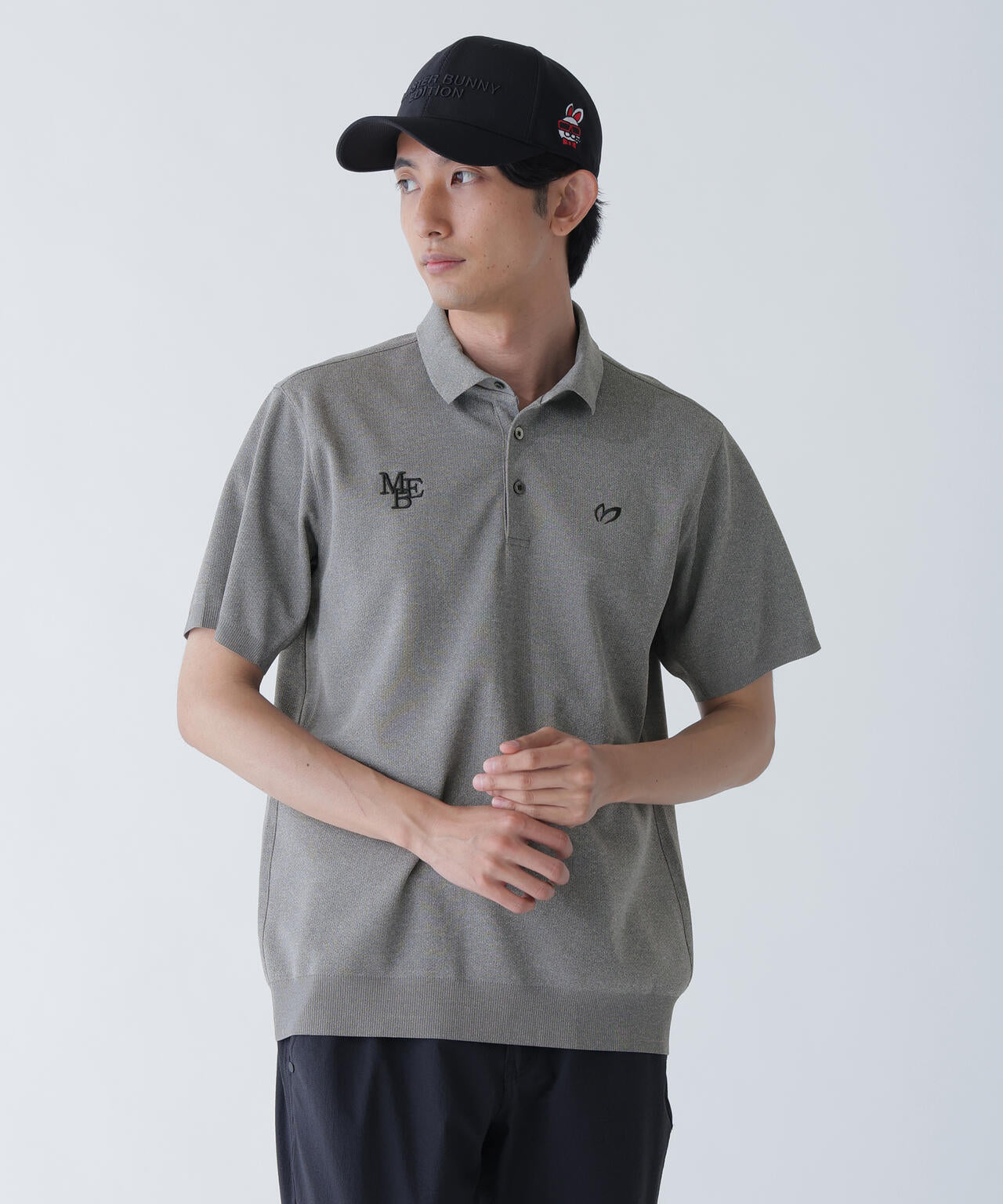 ハニカムリブスタート半袖ポロシャツ | MASTER BUNNY EDITION