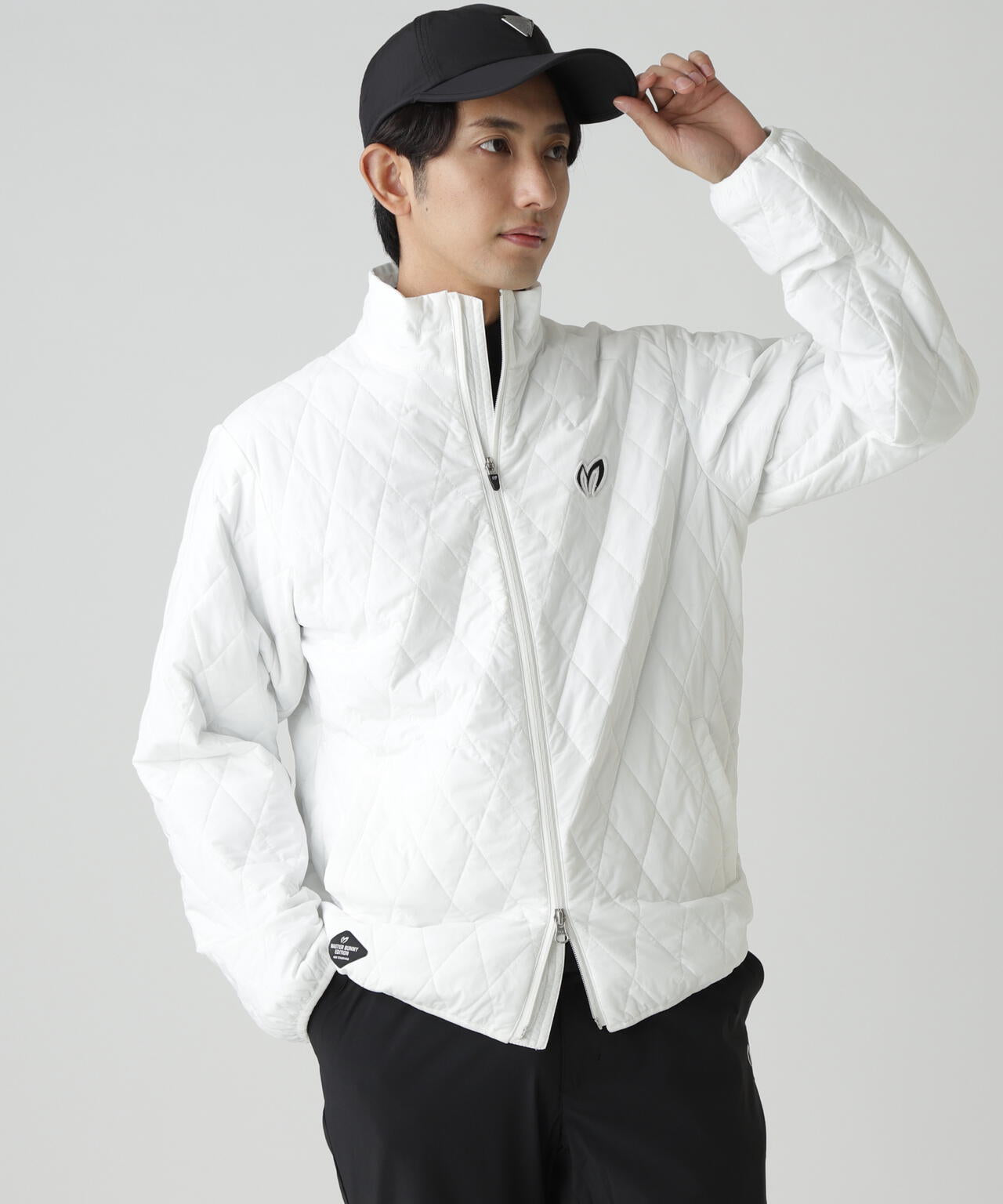 ナイロンタフタ中綿ジップアップブルゾン | MASTER BUNNY EDITION