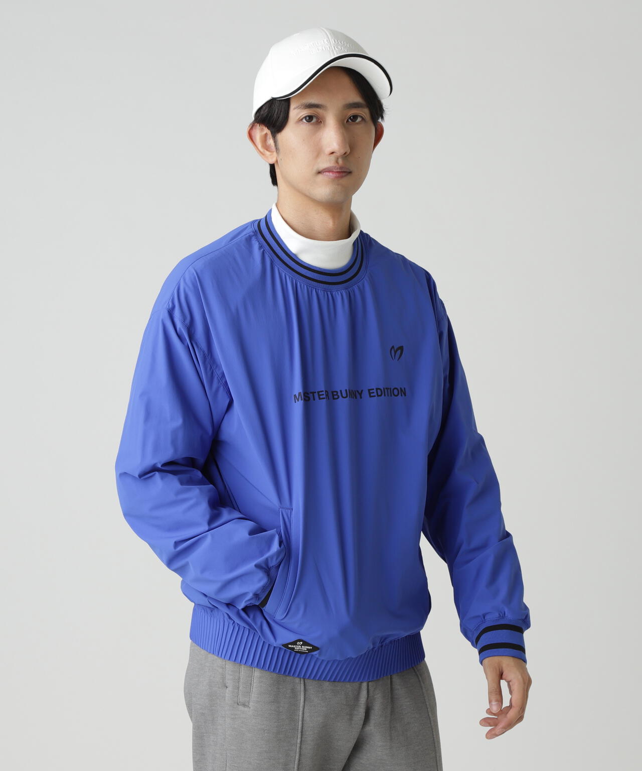 ナイロンストレッチクルーネックプルオーバー | MASTER BUNNY EDITION