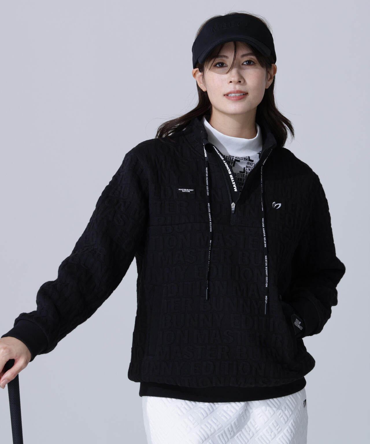 ロゴキルトジャガードハーフジップアップ | MASTER BUNNY EDITION