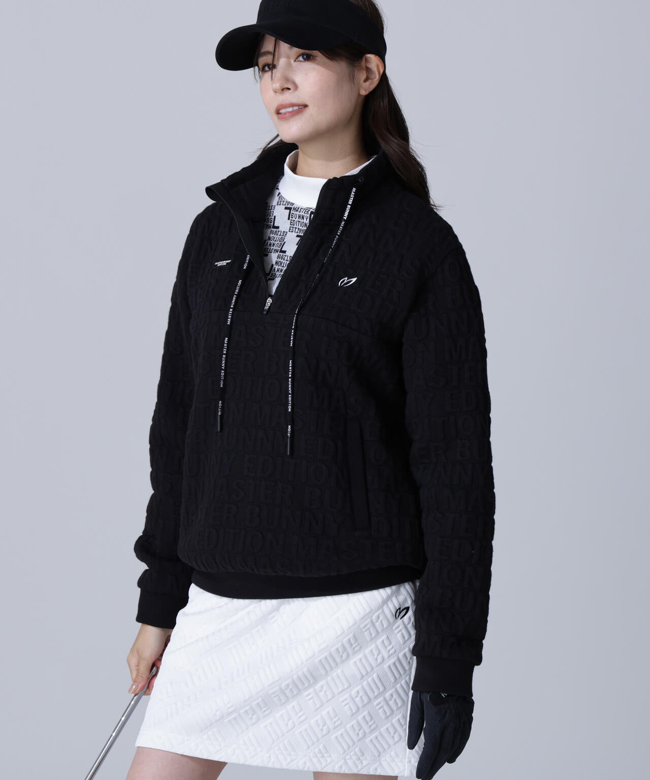 ロゴキルトジャガードハーフジップアップ | MASTER BUNNY EDITION
