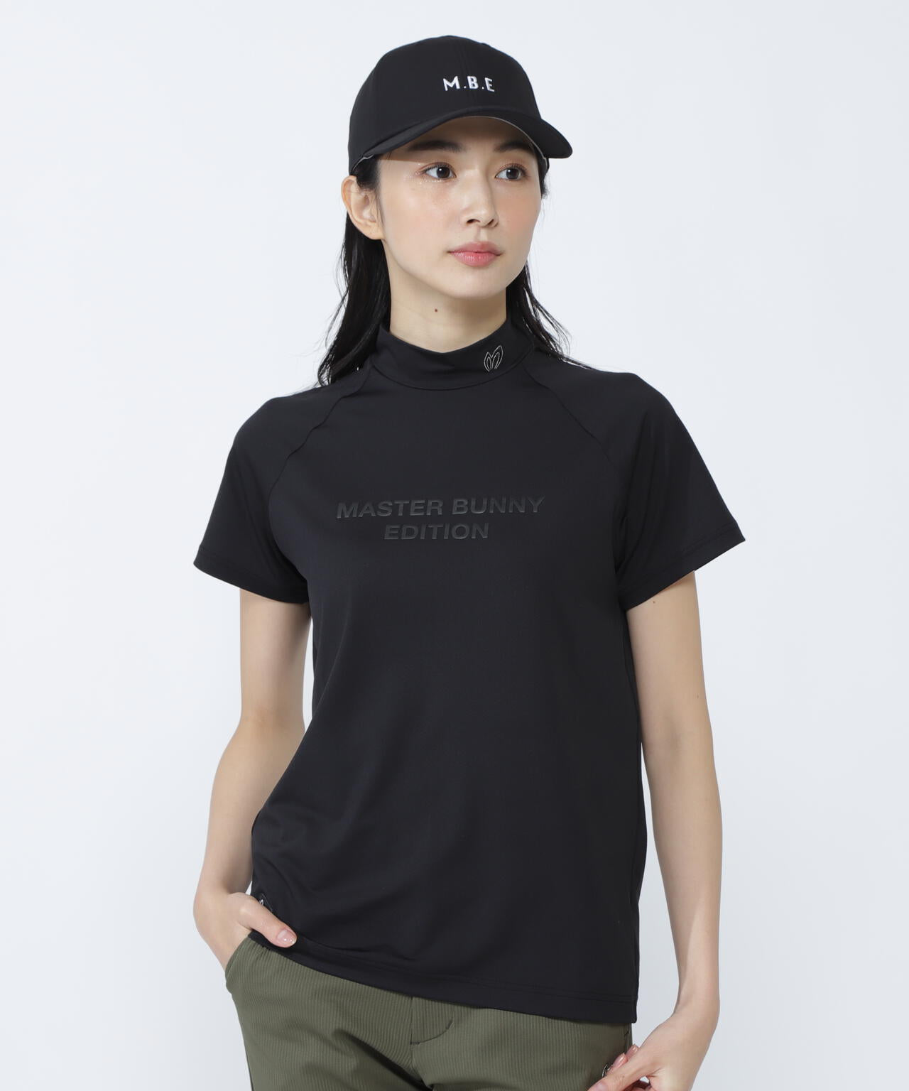 ブリスターストレッチ半袖ハイネックカットソー | MASTER BUNNY