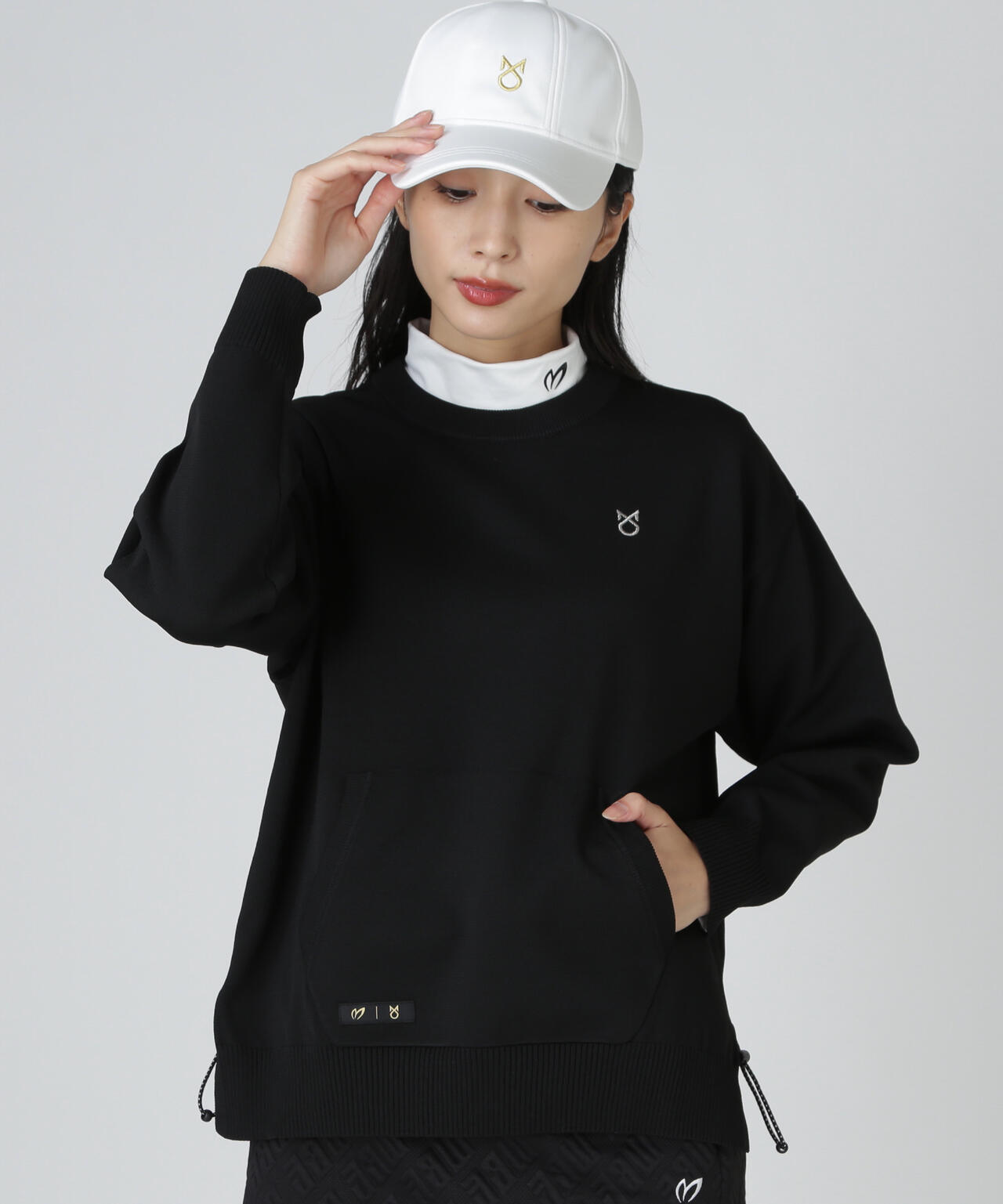 上田桃子プロコラボカラーあり】クルーネックニットプルオーバー