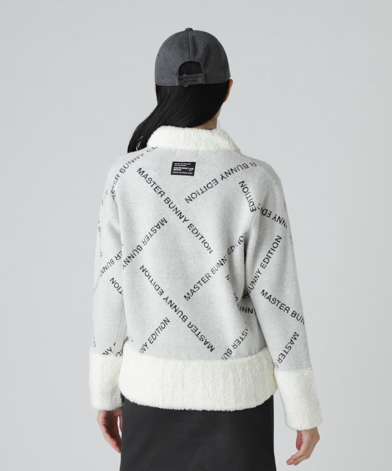 ブークレロゴジャガードジップアップニットブルゾン | MASTER BUNNY