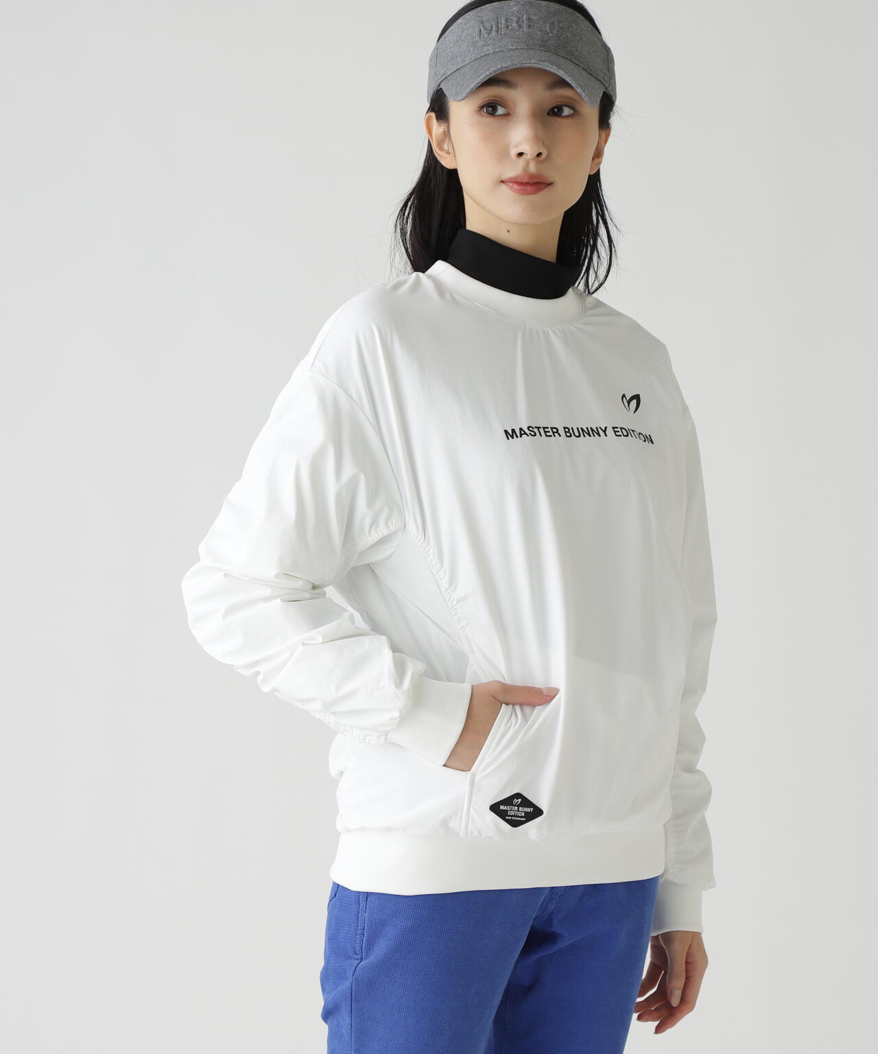 ナイロンストレッチクルーネックプルオーバー | MASTER BUNNY EDITION