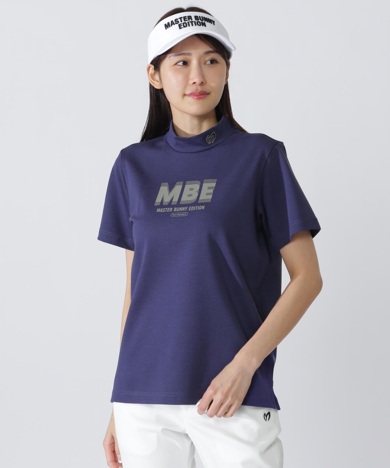 4WAYジャガード半袖モックネックカットソー | MASTER BUNNY EDITION