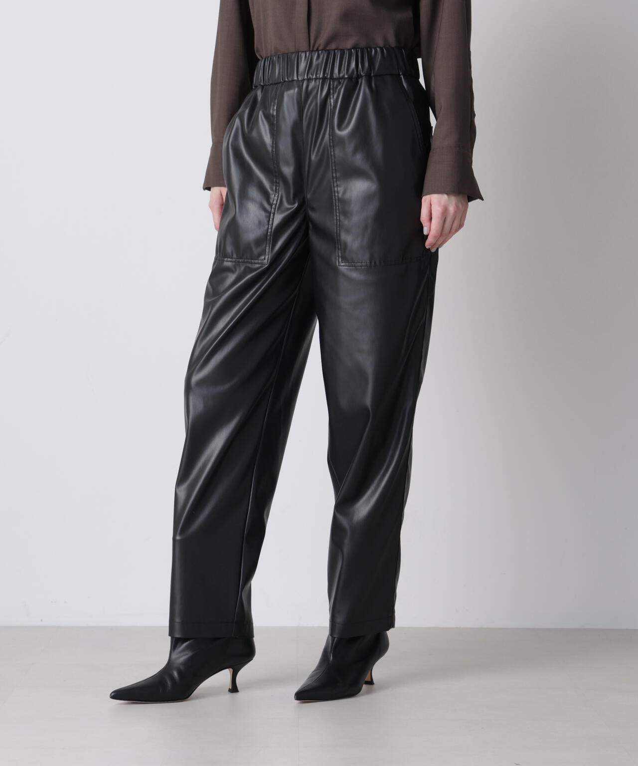 レザーライクパンツ | hLM（エイチエルエム） ｜【公式】通販mix.tokyo