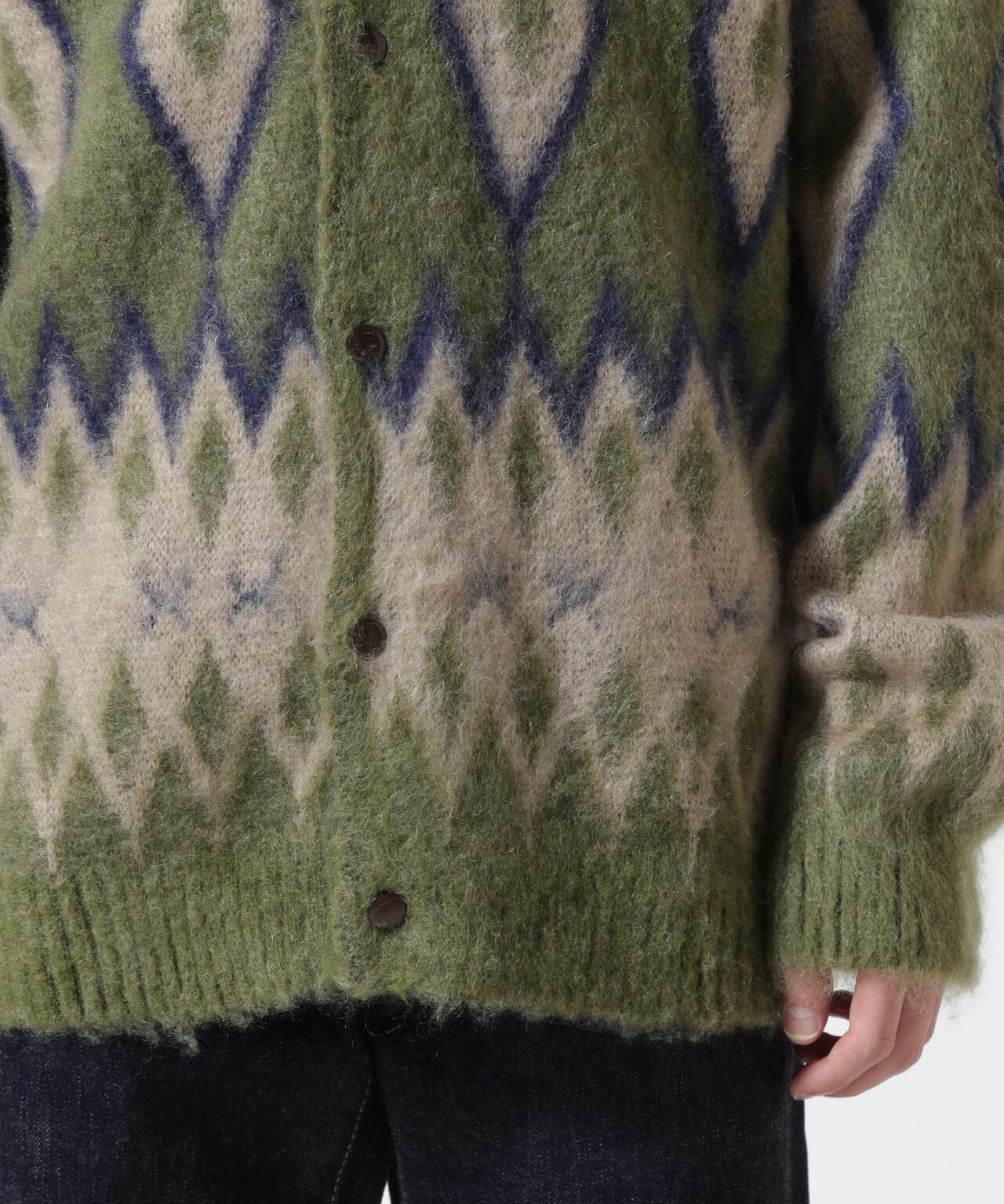 NEEDLES(ニードルズ) Mohair Cardigan - Diamond | B'2nd（ビー