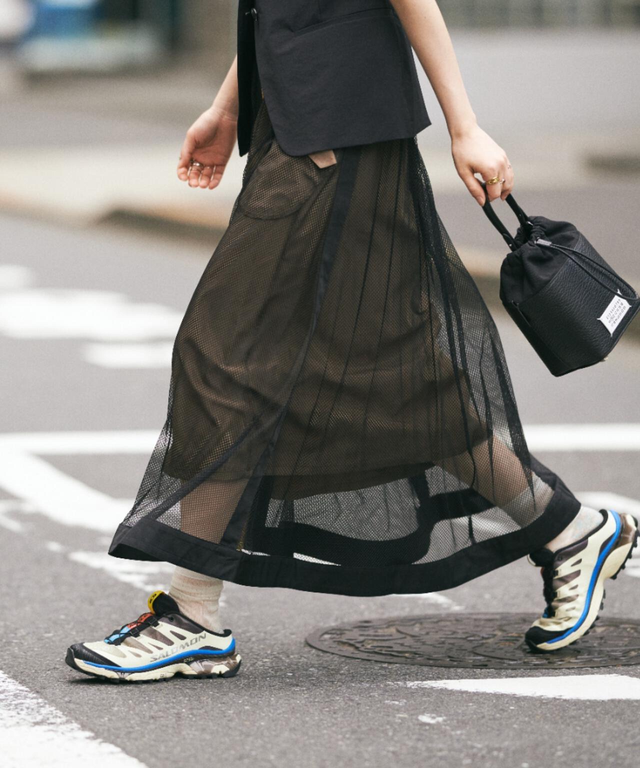 Risley(リズレー) 別注リバーシブルメッシュフレアスカート | B'2nd