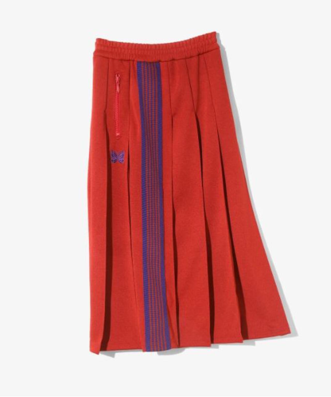 NEEDLES / ニードルズ / Pleated Track Skirt - Poly Smooth RW322 | B