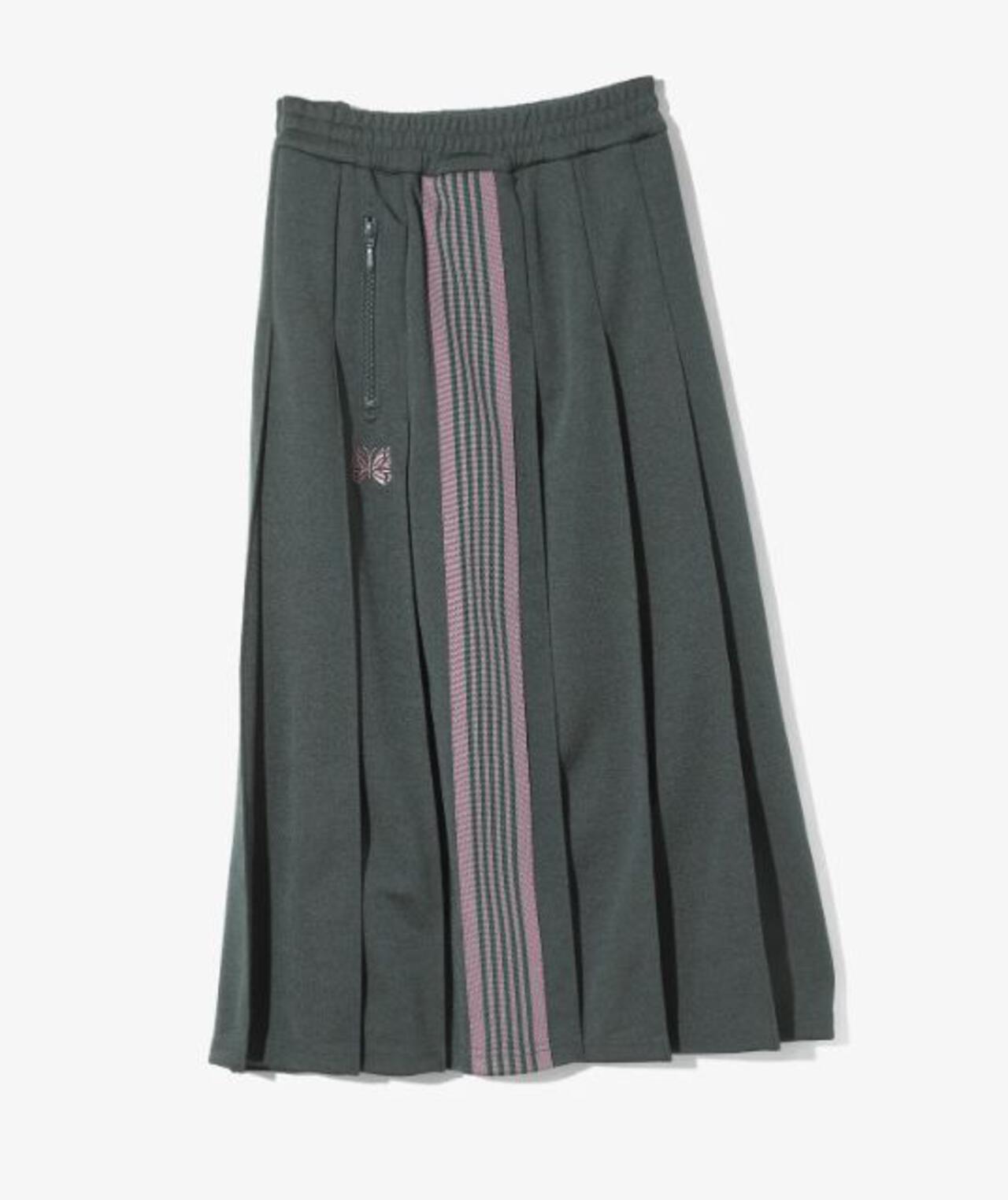 NEEDLES / ニードルズ / Pleated Track Skirt - Poly Smooth RW322 | B