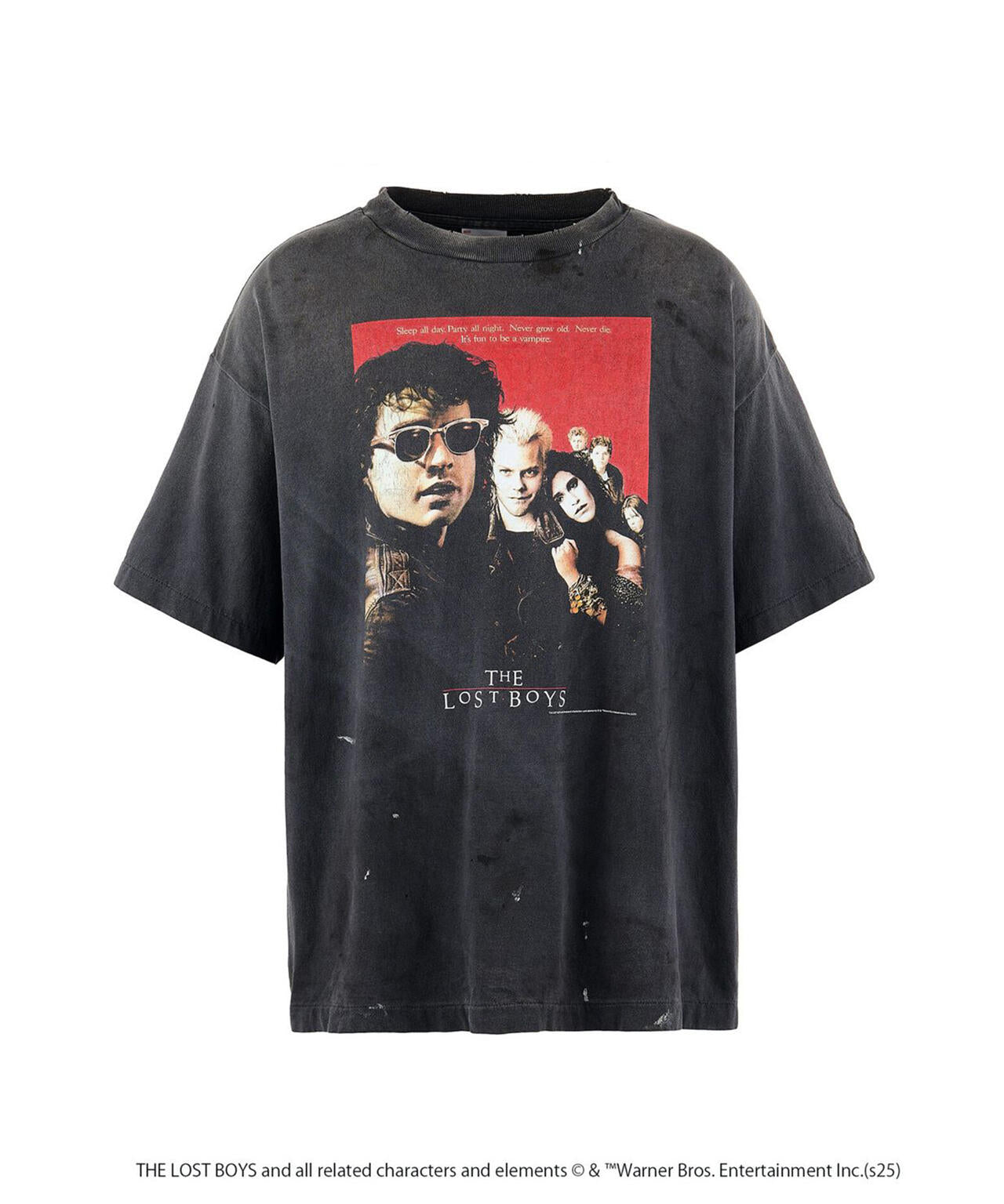 SAINT MICHAEL/セントマイケル/The Lost Boys SS TEE LOSTBOYS BLACK