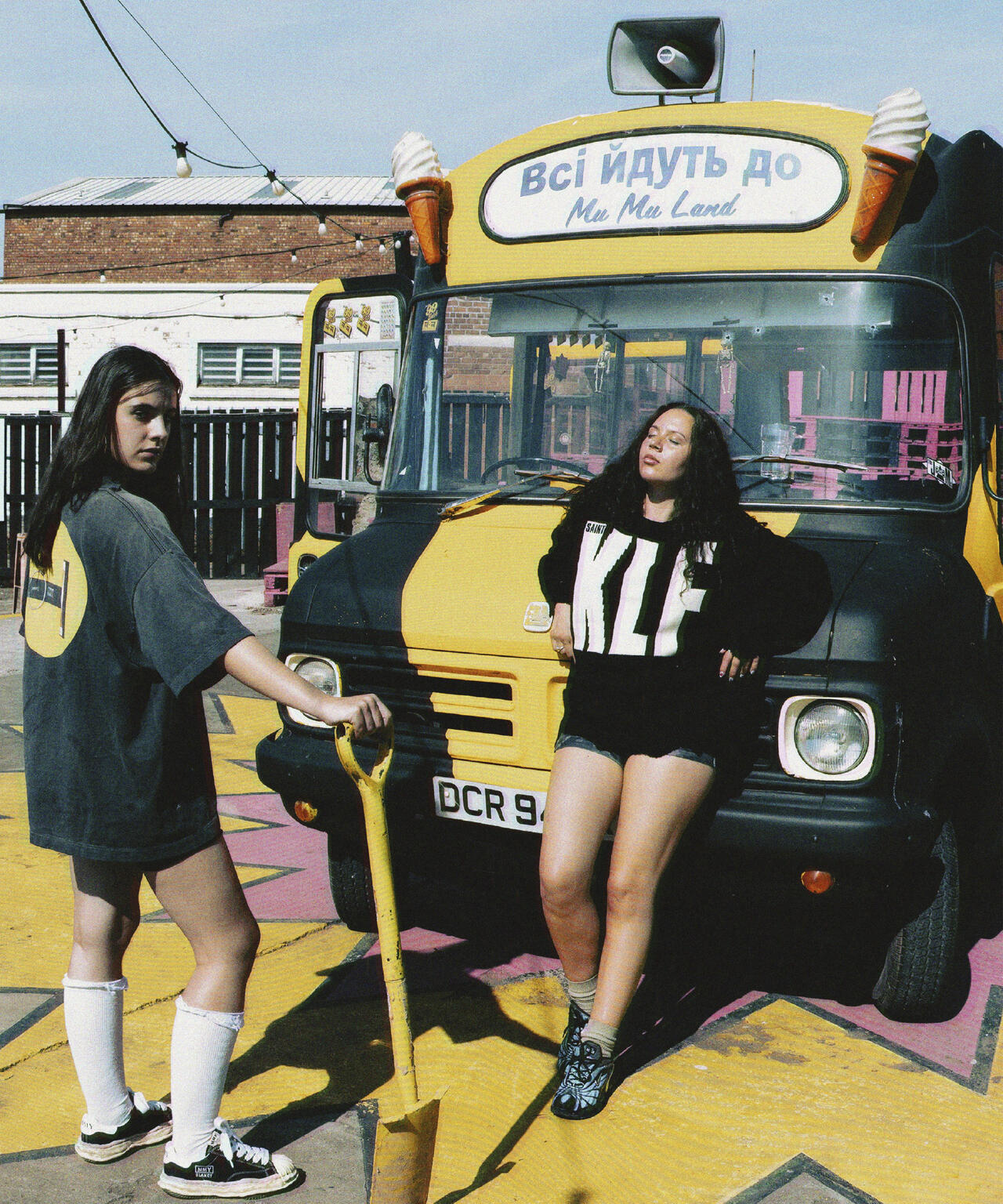 SAINT MICHAEL/セントマイケル/KLF CREW NEECK KNIT/KLF/BLACK | ROYAL